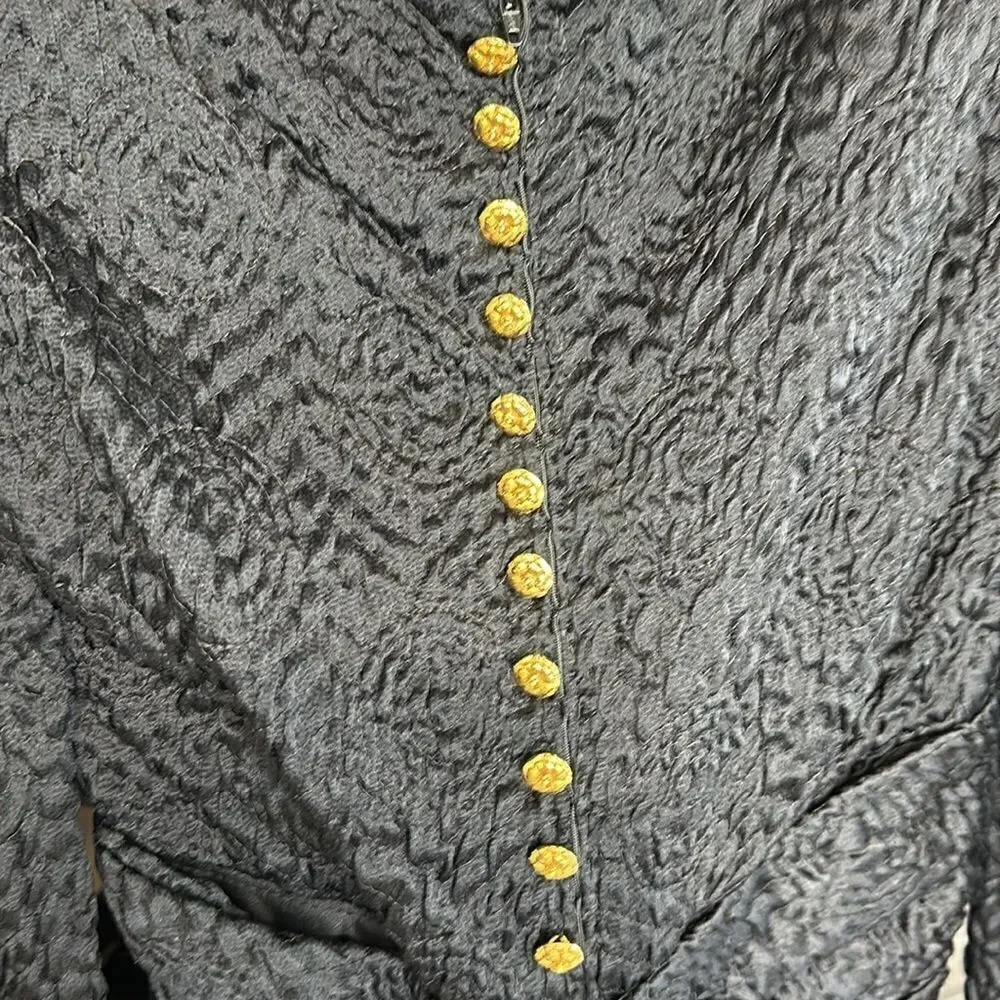 Chanel Vintage Silk Chiffon Camilla Pleated Maxi Evening Gown